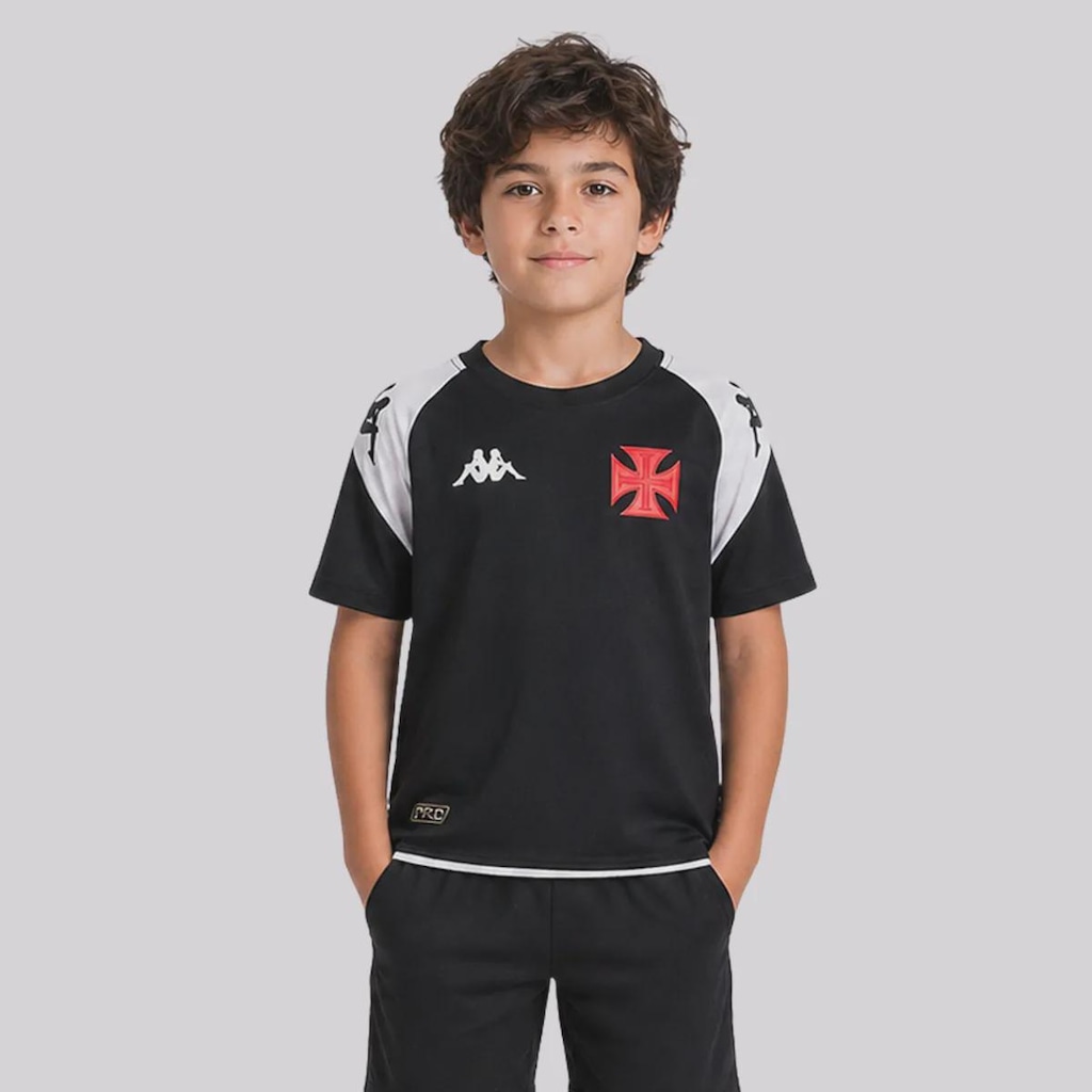 Camisa do Vasco Treino Comissão 24/25 Kappa Infantil