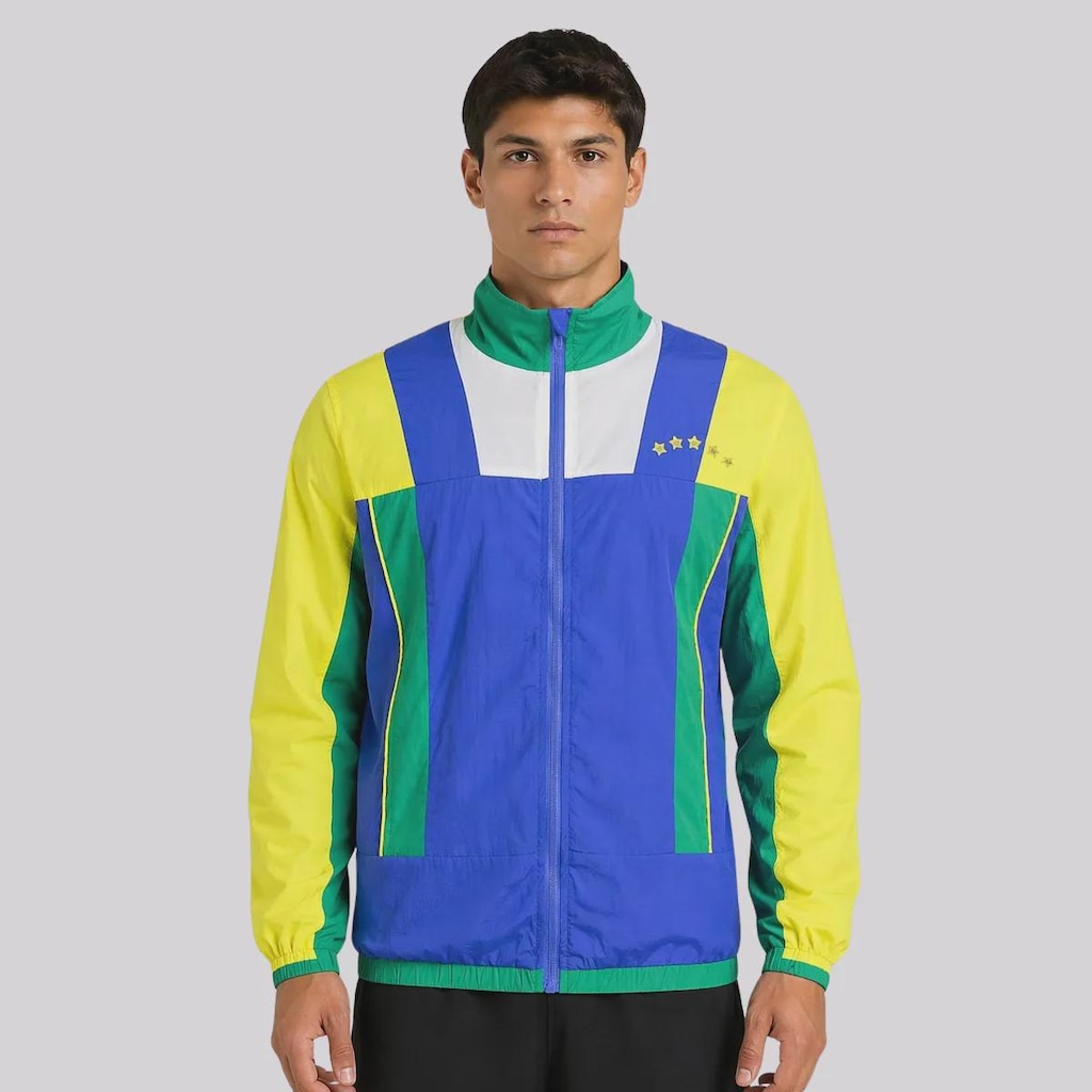Jaqueta Corta Vento Brasil Penta Masculina
