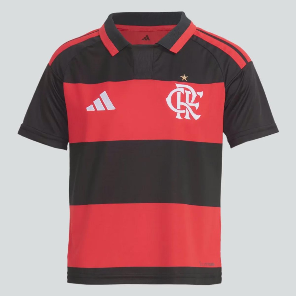 Camisa do Flamengo I 26/27 adidas Infantil