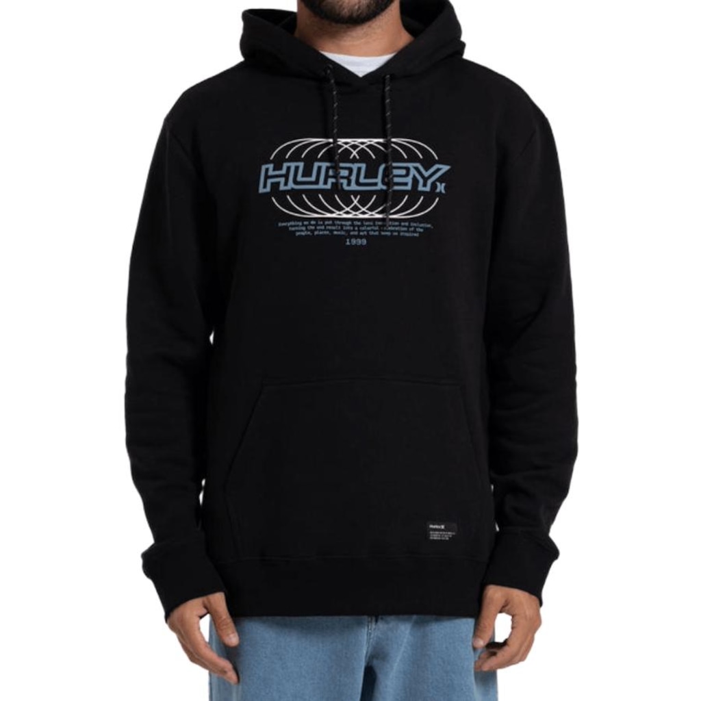 Moletom Hurley Canguru Nine Nine - Masculino