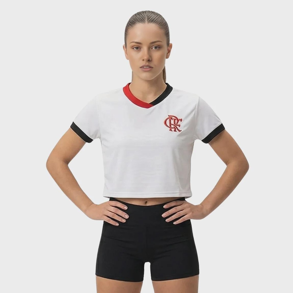 Cropped do Flamengo Away - Feminino