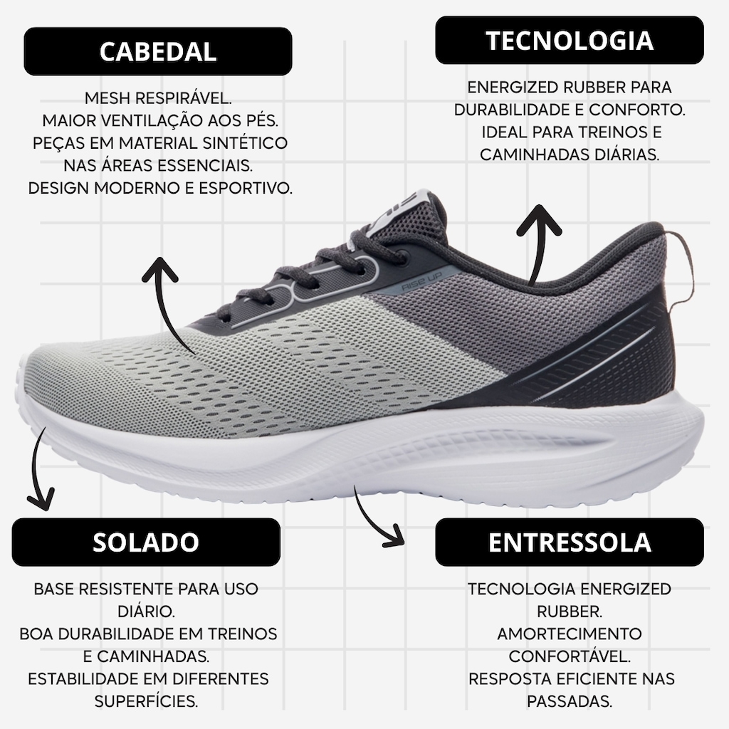 Imagem 5 do produto Tênis Masculino Fila Rise Up