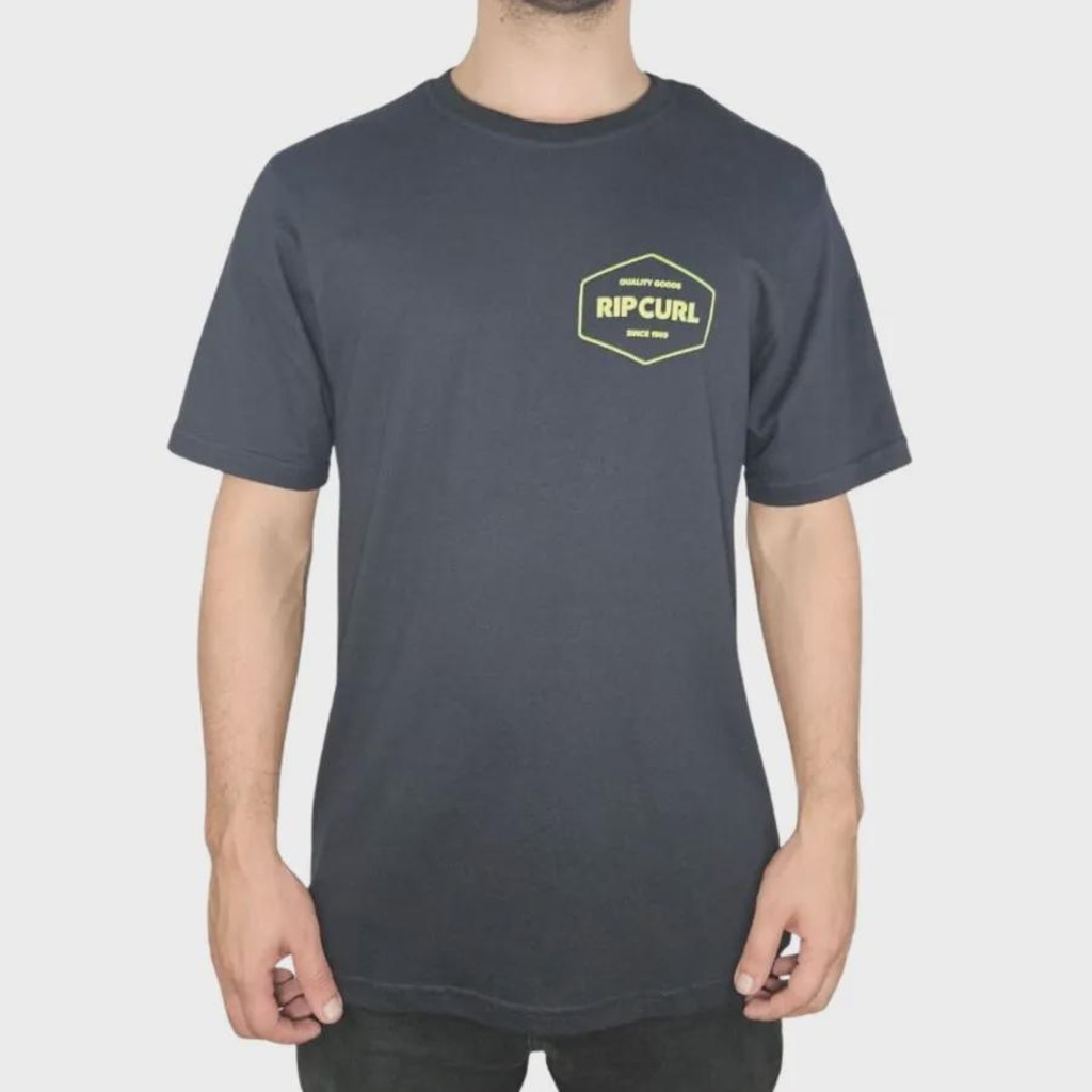 Camiseta Rip Curl Quality Goods Black - Masculina