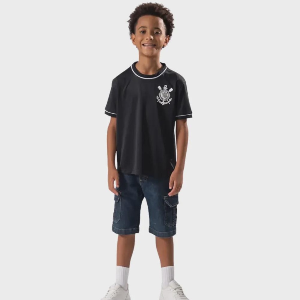 Camiseta do Corinthians Braziline - Infantil