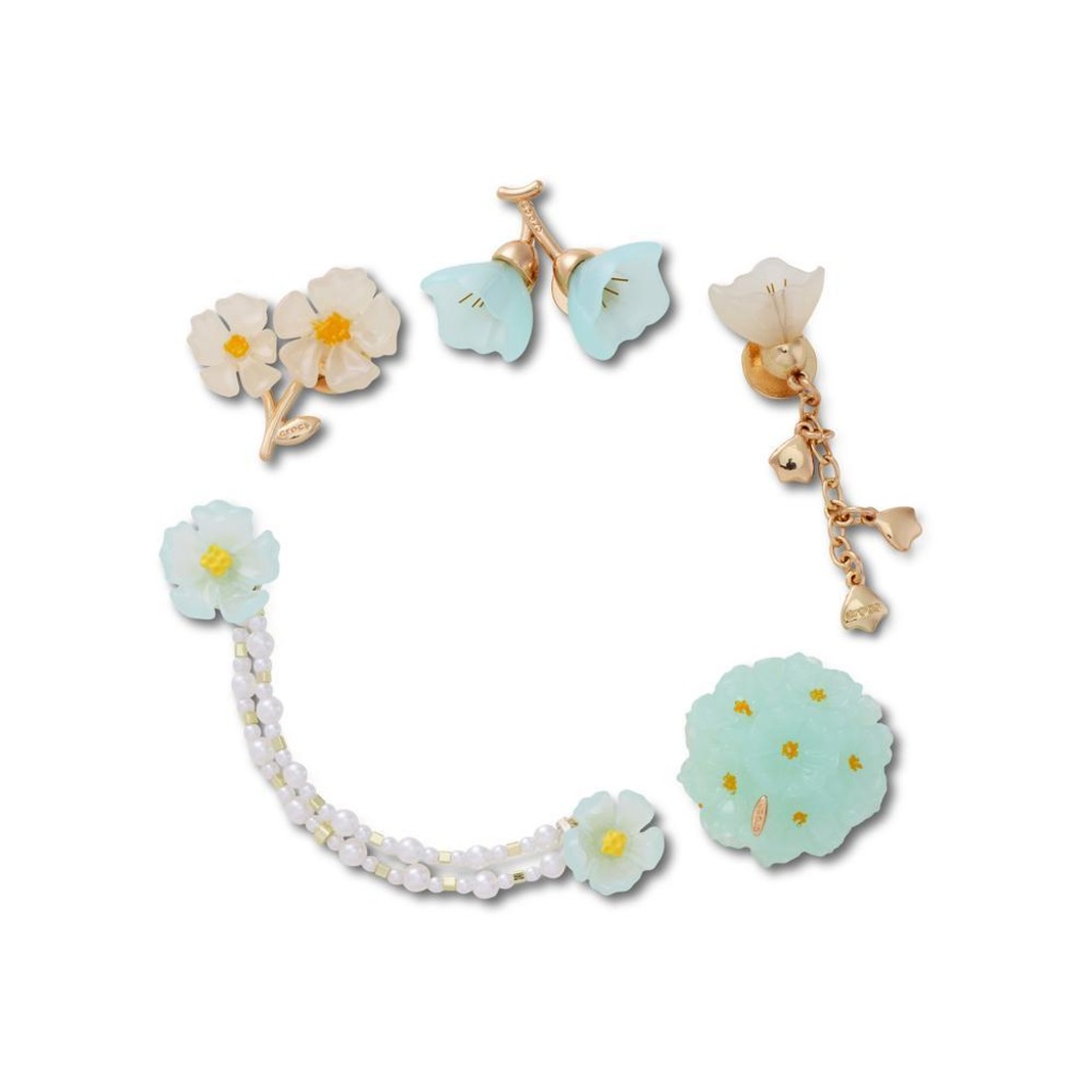 Kit Jibbitz™ Crocs Flores Delicadas Pack com 5 Peças