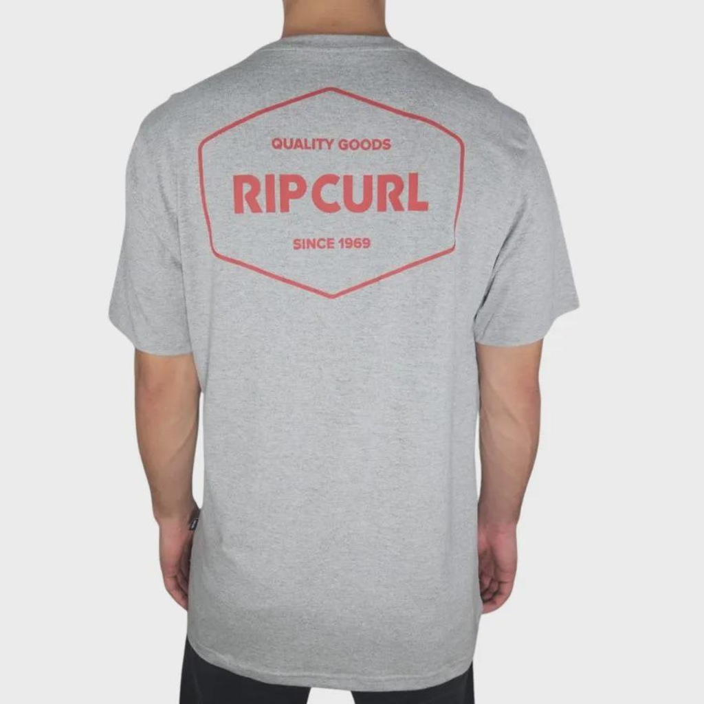 Imagem 4 do produto Camiseta Rip Curl Quality Goods Grey Marle - Masculina