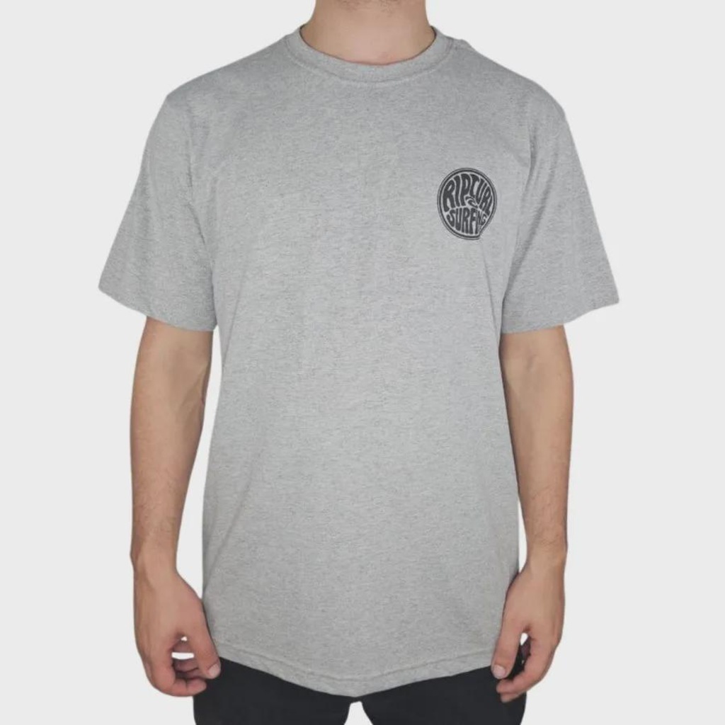 Camiseta Rip Curl Seacell Grey Marle - Masculina
