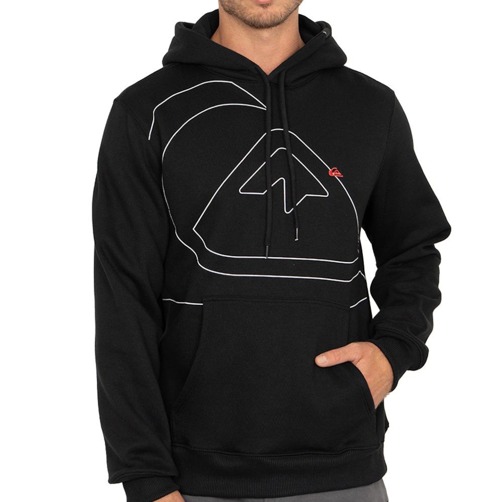 Moletom Quiksilver Canguru Big New Tour - Masculino
