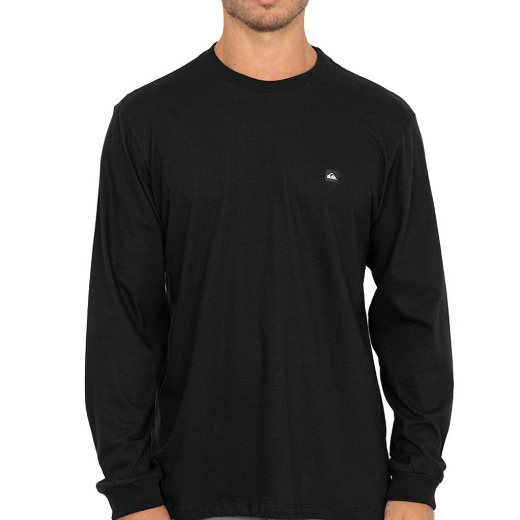 Camiseta Quiksilver Manga Longa Transfer Square - Masculina
