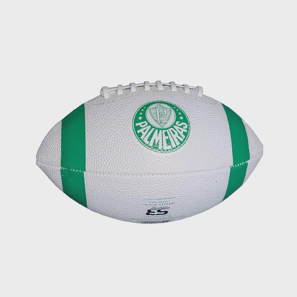Bola Futebol Americano Bel Watch Palmeiras Mini