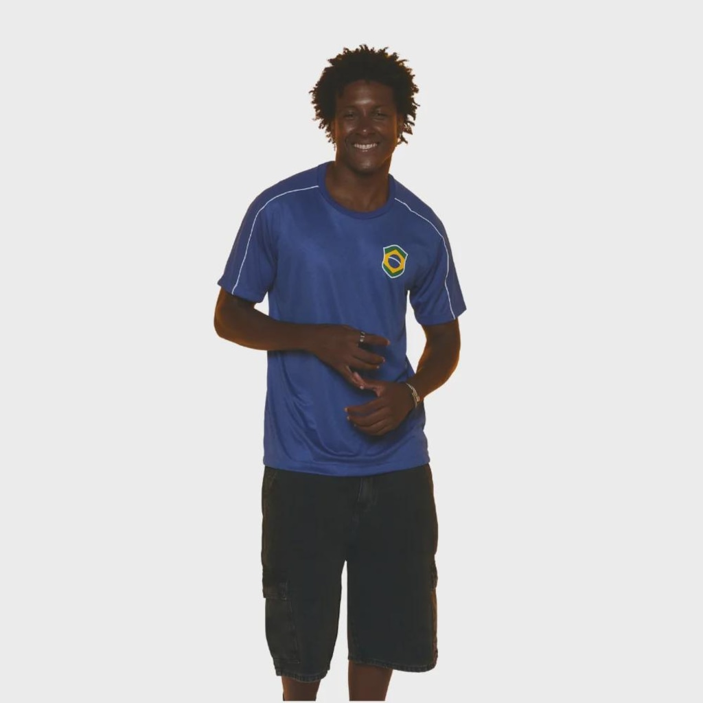 Camiseta do Brasil Reflexo Braziline - Masculina