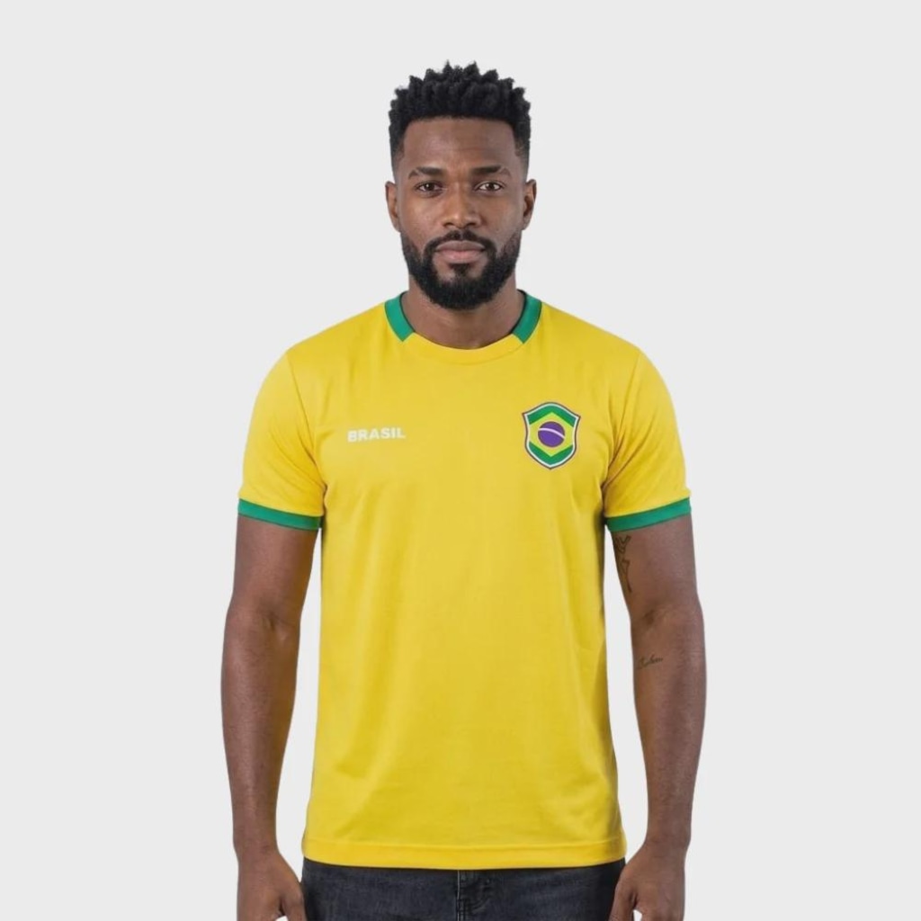 Camiseta do Brasil Ipe Braziline - Masculina