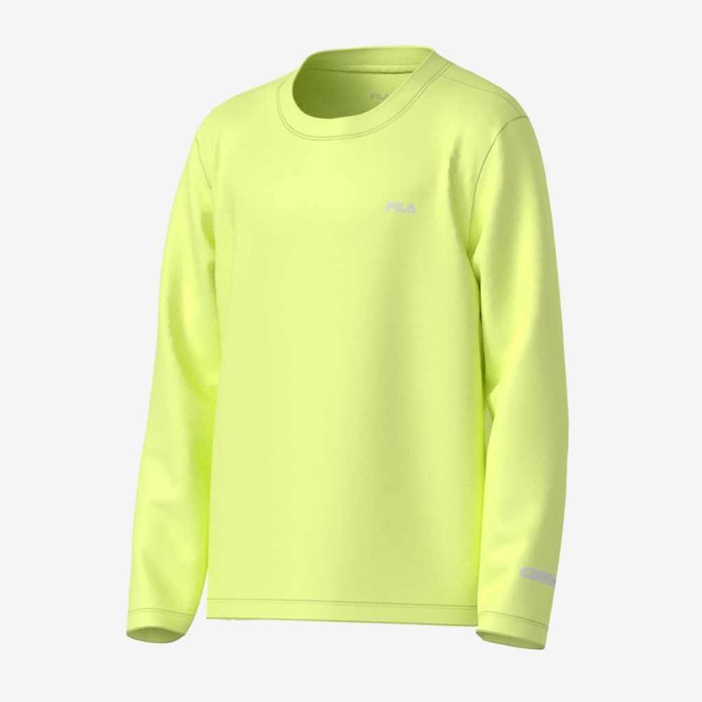 Camiseta Manga Longa Fila Basic Fps50+ Juvenil