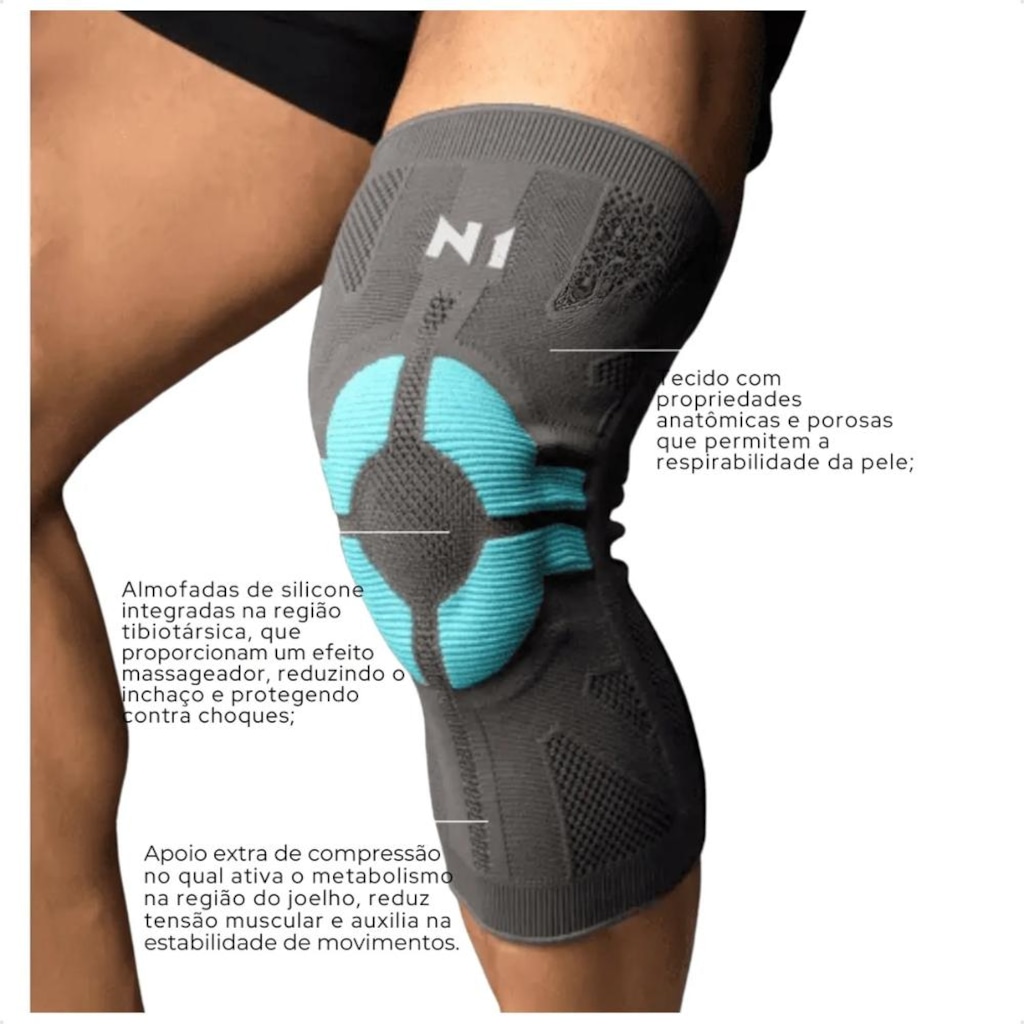 Imagem 5 do produto Protetor de Joelho N1 Sport Pro