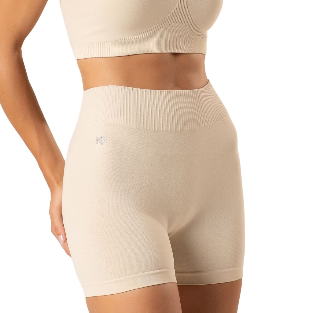 Short Feminino Liso Sem Costura