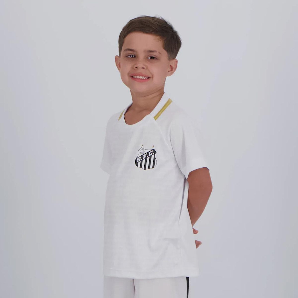Imagem 4 do produto Camisa FutFanatics Santos Manto 10 Neymar Jr Infantil