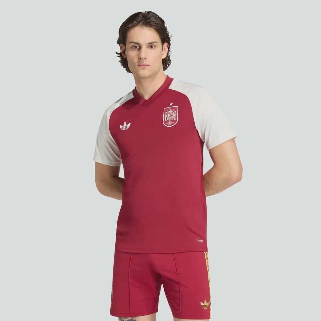 Camisa Espanha Pré-Jogo II 2026 adidas Masculina