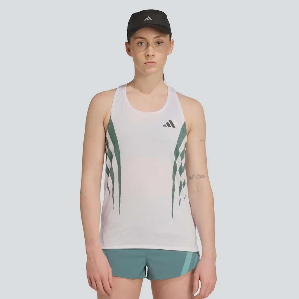 Camiseta Regata Adizero Archive adidas Feminina