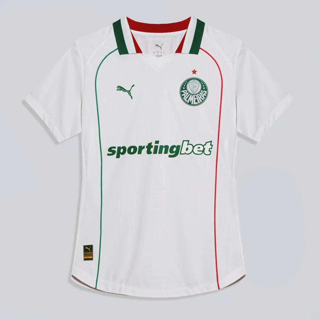 Camisa do Palmeiras II 2026 Jogador Puma Feminina