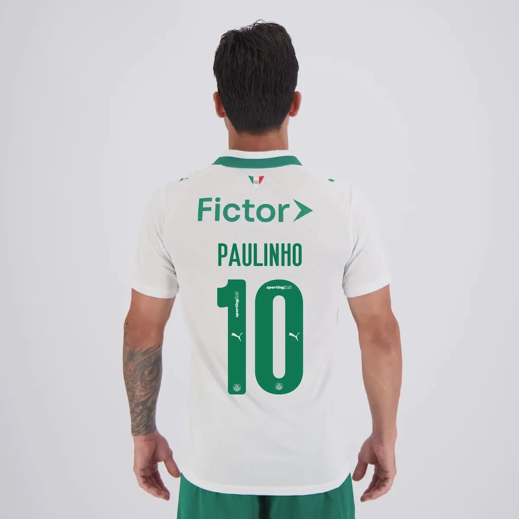 Camisa do Palmeiras II 2026 10 Paulinho Puma Masculina