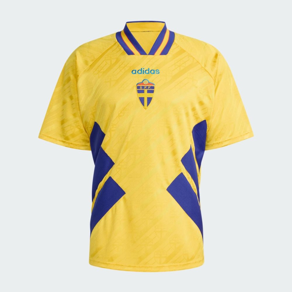 Camisa Suécia I 1994 adidas Masculina