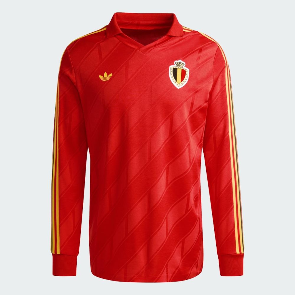 Camisa Manga Longa Bélgica I 1986 adidas Masculina