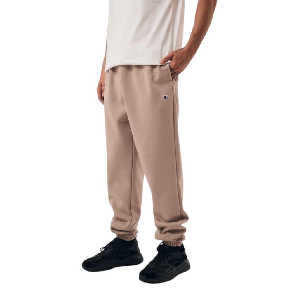 Calça Moletom Champion Com Elastico - Masculina
