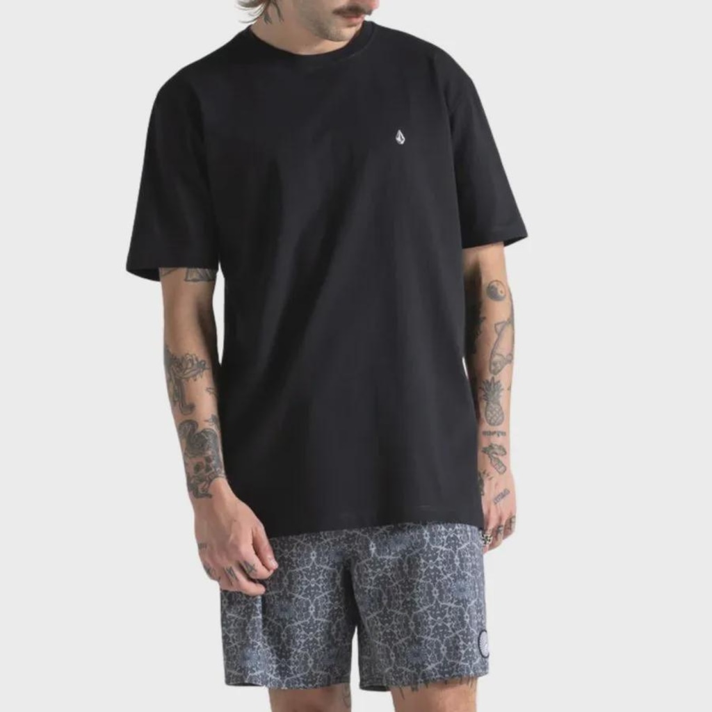 Camiseta Volcom Stone Blanks Plus Size - Masculina