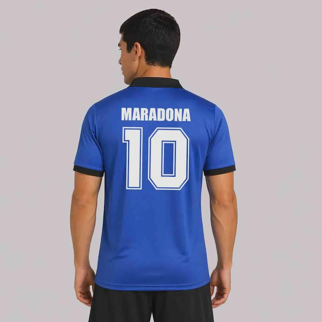 Camisa FutFanatics Argentina Retrô 1994 10 Maradona Masculina