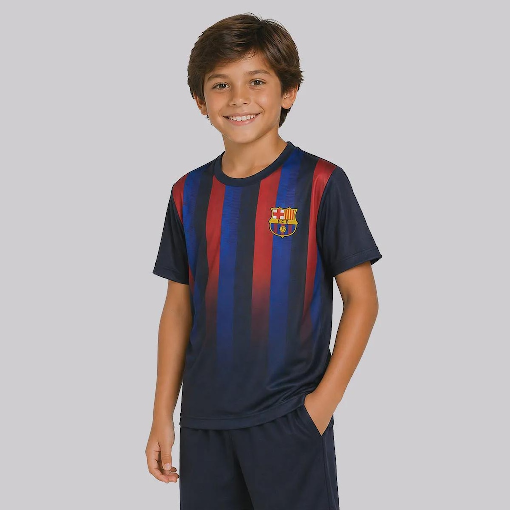 Imagem 3 do produto Camisa FutFanatics Barcelona Stamina 11 Raphinha Infantil