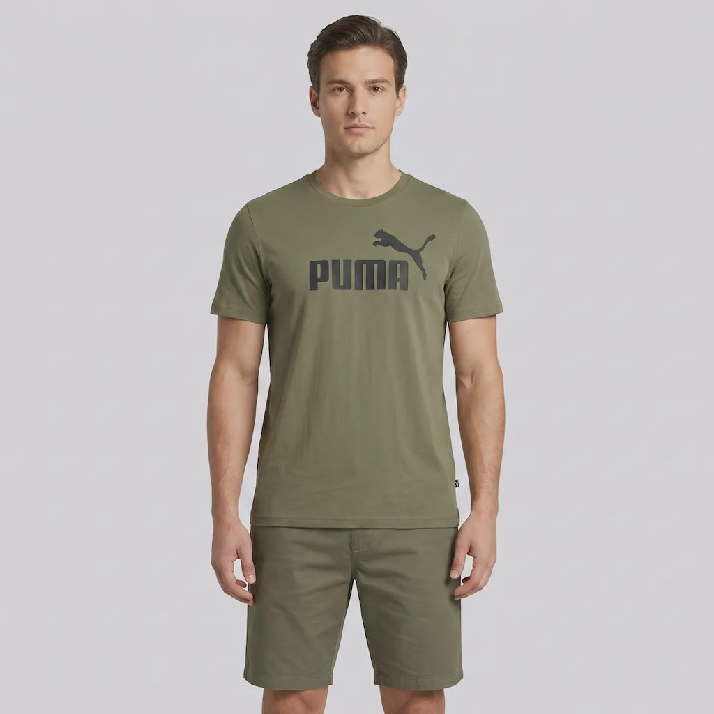 Camiseta Puma Ess No 1 Logo Masculina