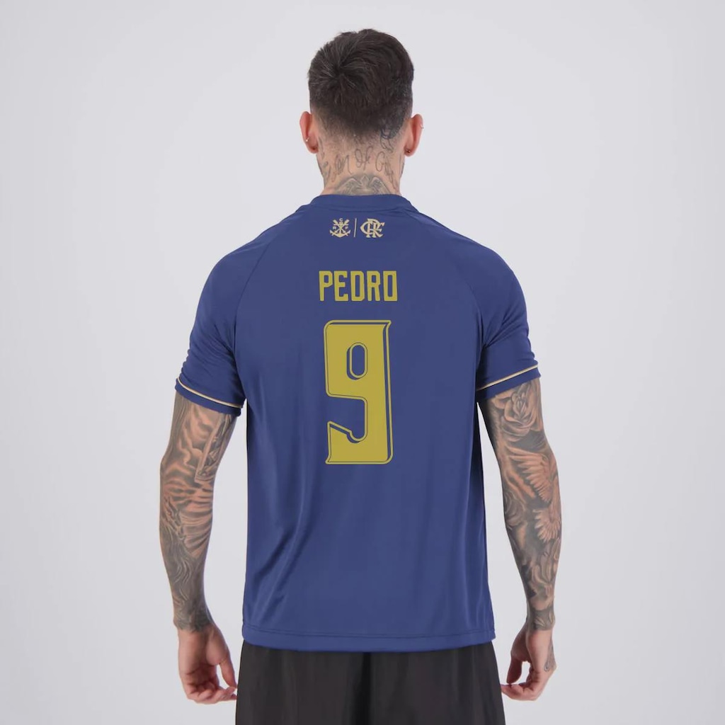 Camisa FutFanatics Flamengo Frequência 9 Pedro Masculina