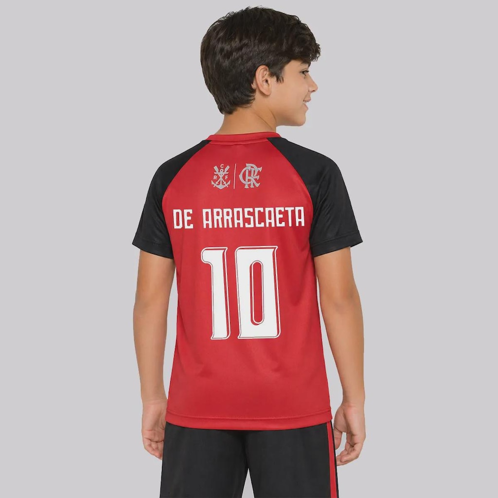 Camisa Flamengo Principia 10 De Arrascaeta FutFanatics Infantil