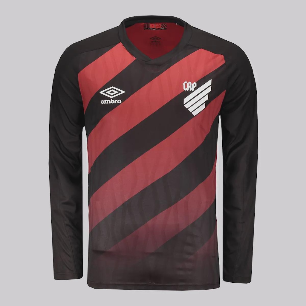 Imagem 4 do produto Camisa do Athletico Paranaense I 2026 Manga Longa Umbro Masculina