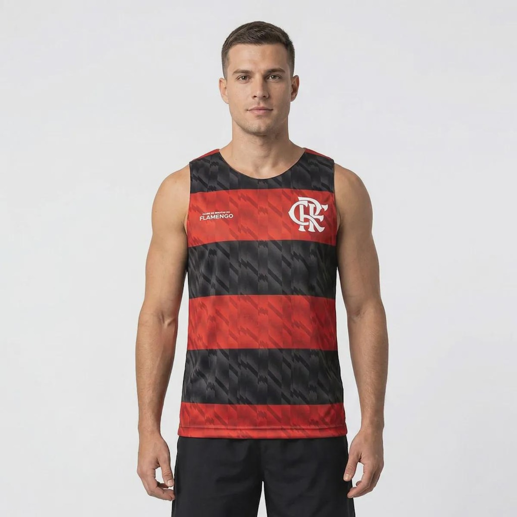 Imagem 2 do produto Camiseta Regata do Flamengo Conexão FutFanatics Masculina