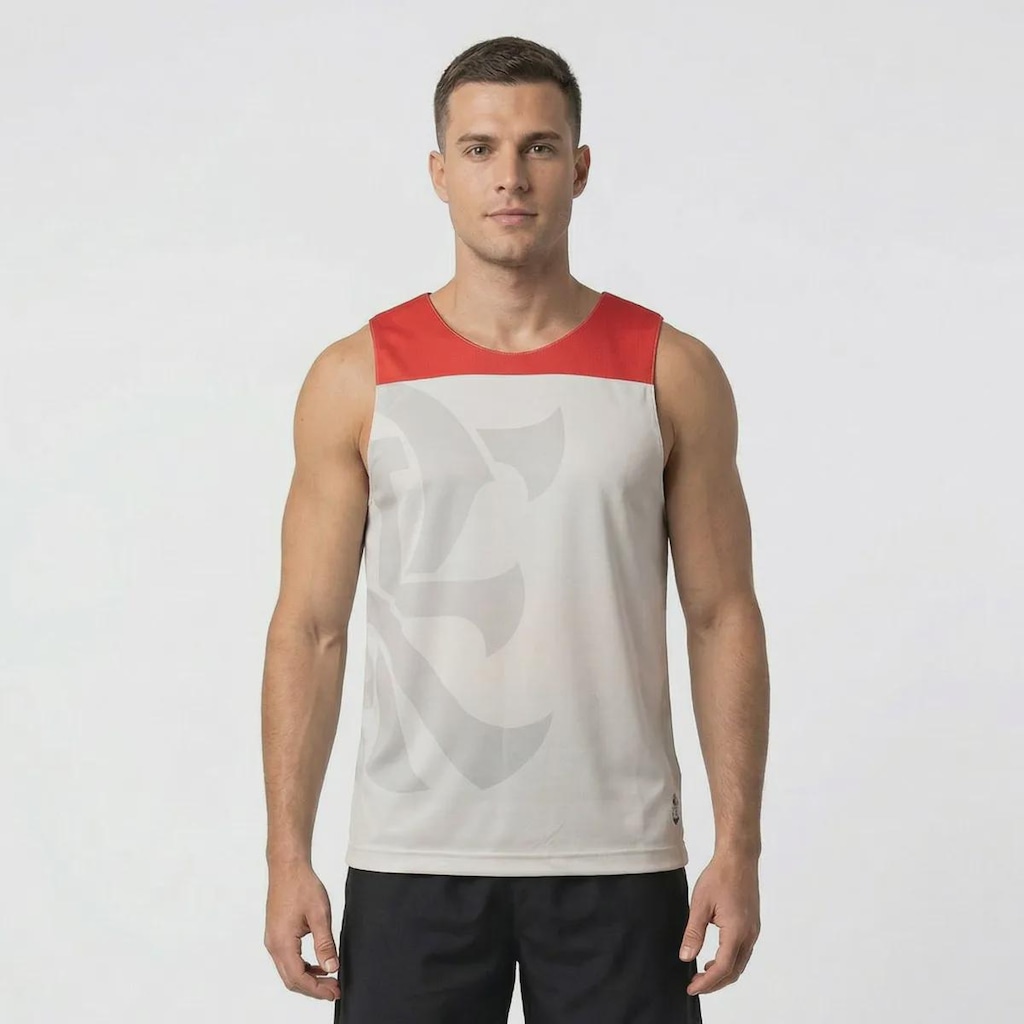 Imagem 4 do produto Camiseta Regata do Flamengo Conexão FutFanatics Masculina