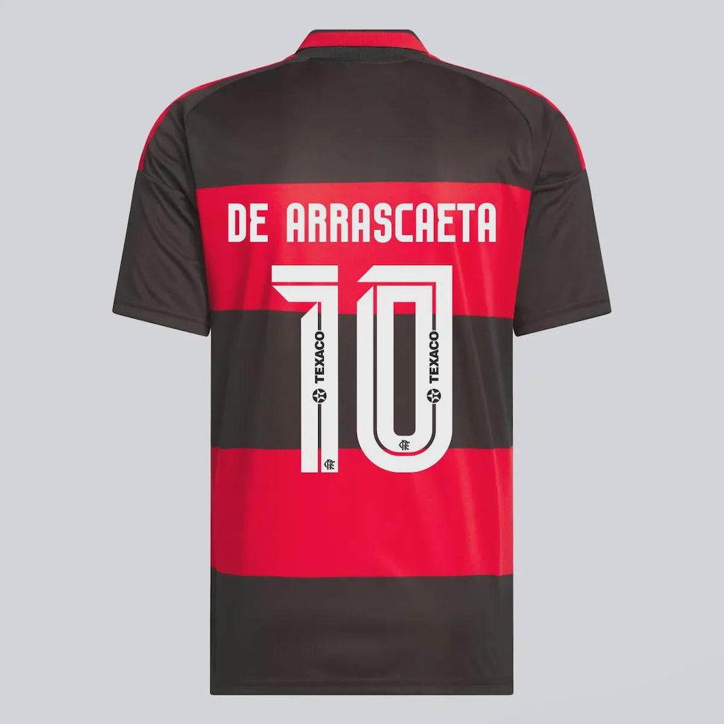 Camisa do Flamengo I 2026 10 De Arrascaeta adidas Masculina