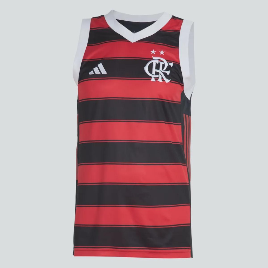 Camiseta Regata adidas Flamengo Home 2025 Masculina