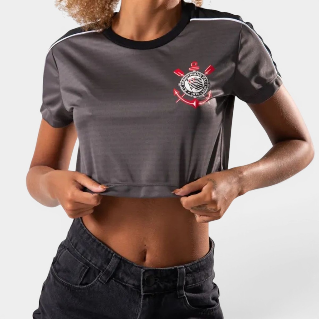 Cropped do Corinthians Mito Braziline - Feminino