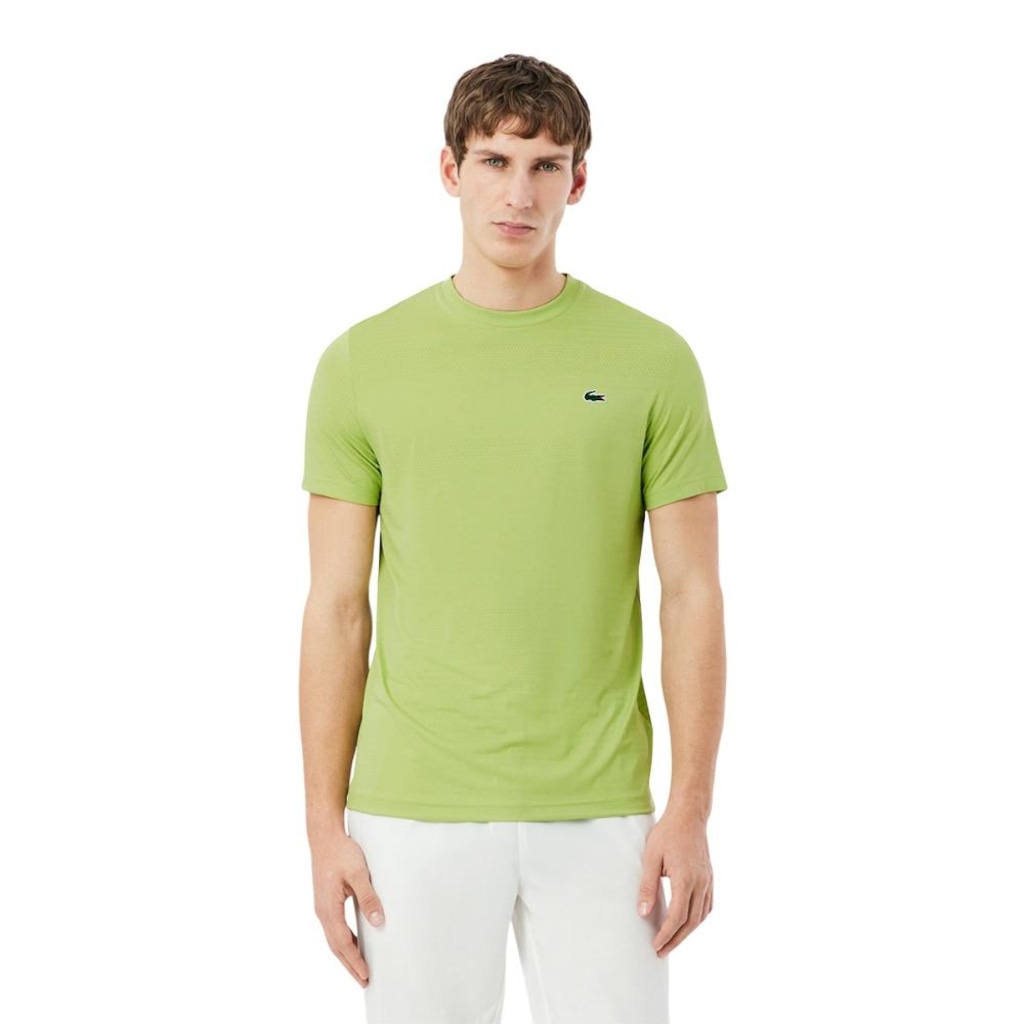 Camiseta Lacoste Ultra Dry Stretch Jacquard - Masculina