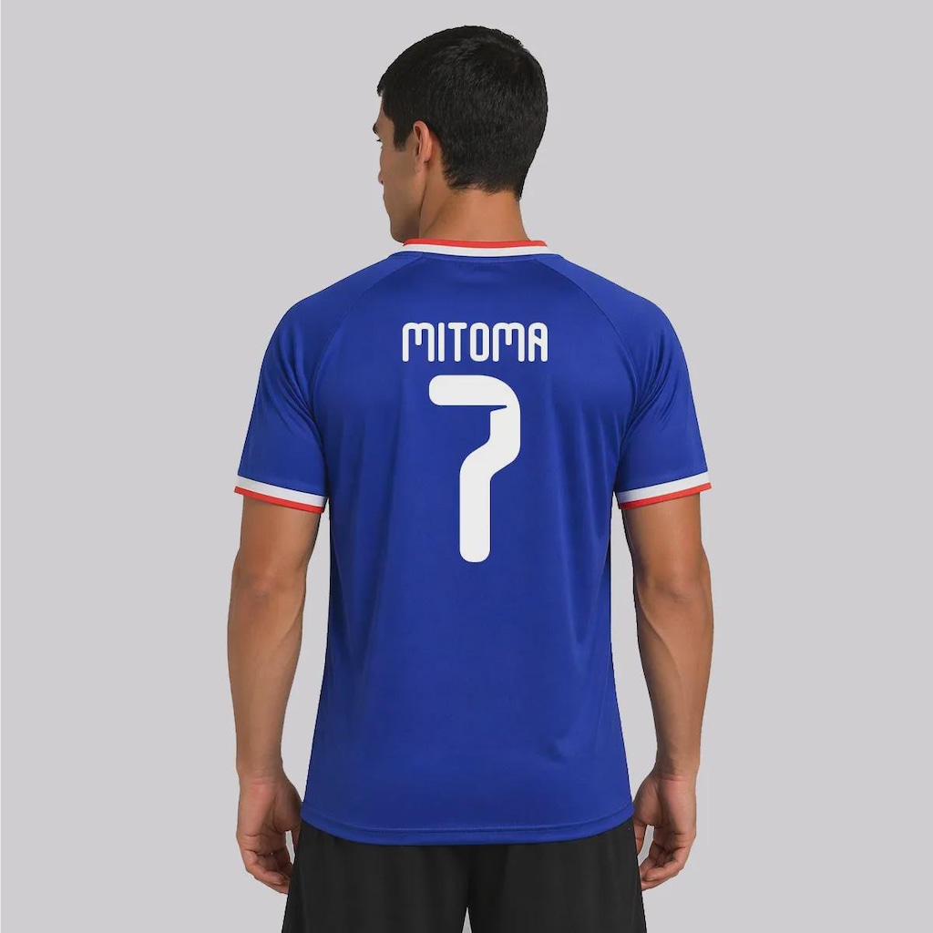 Camisa Japão Sentaku 7 Mitoma FutFanatics Masculina