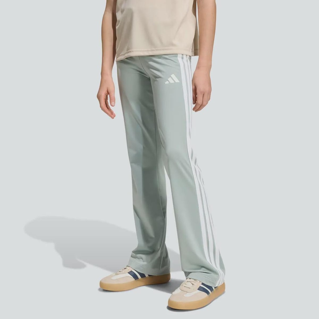 Calça adidas Flare Train Essentials Três Listras Infantil
