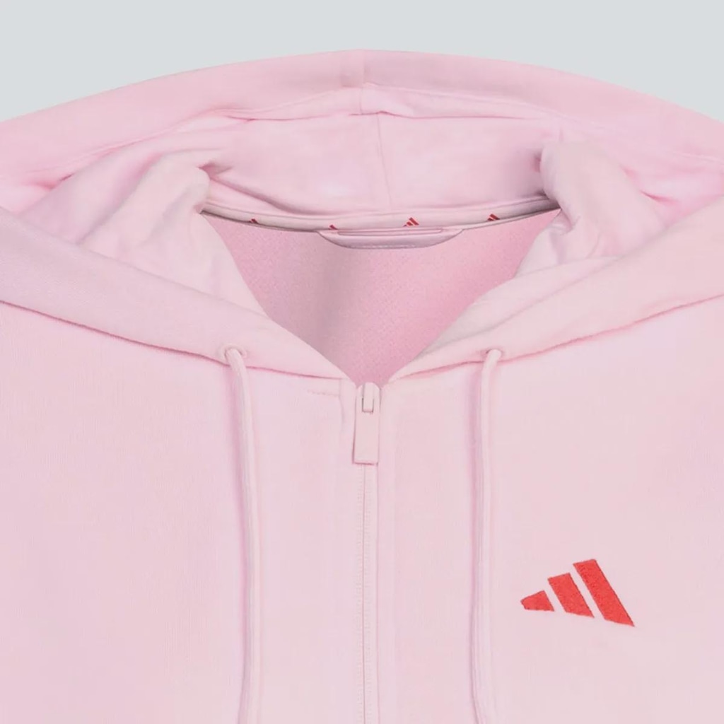 Imagem 4 do produto Jaqueta adidas 3 Stripes com Capuz Feminina