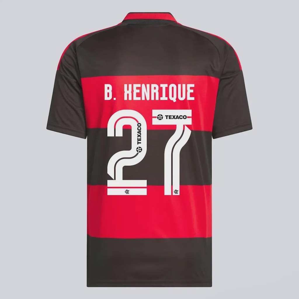 Camisa do Flamengo I 2026 27 B. Henrique adidas Masculino