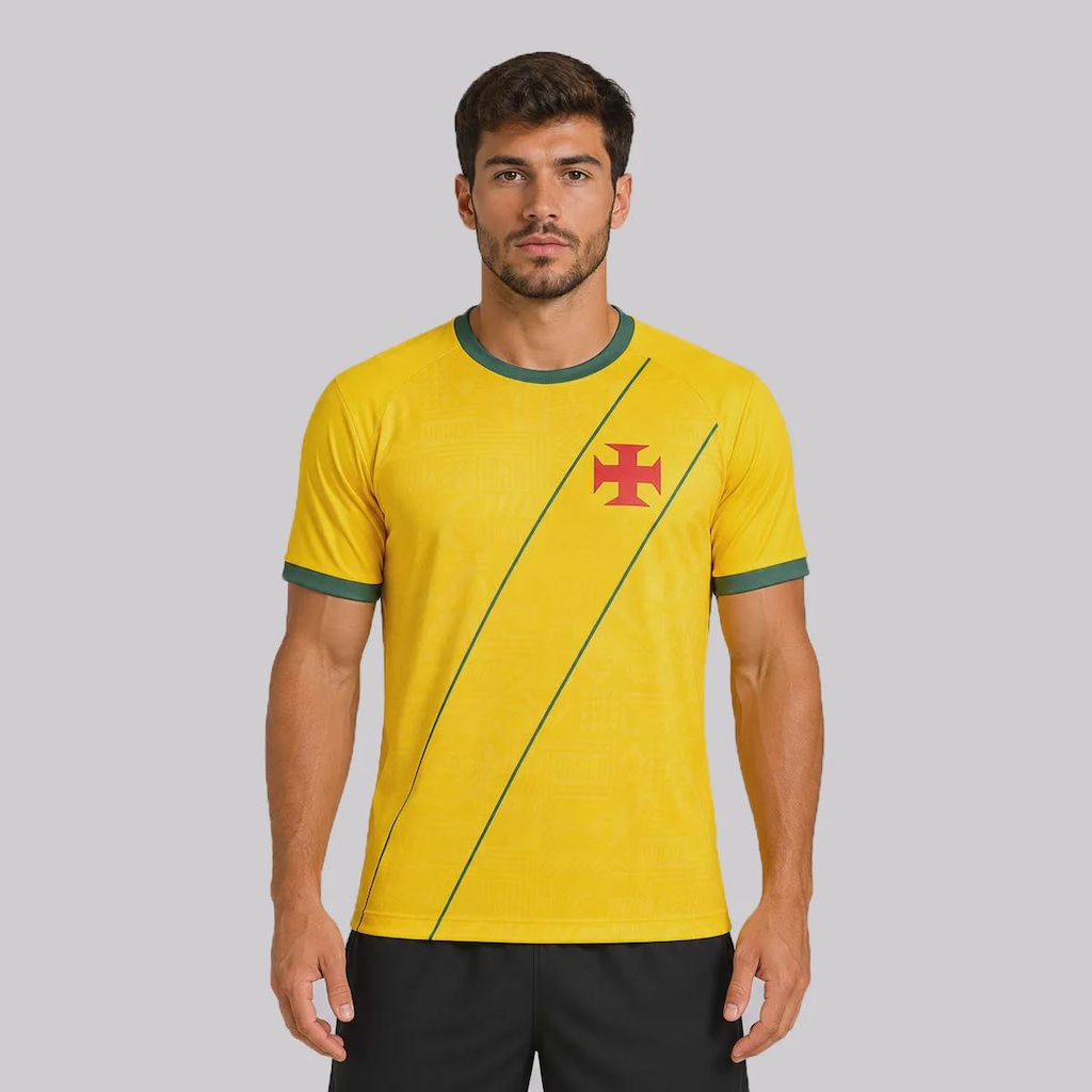 Camisa do Vasco da Gama Folha Ama Masculina