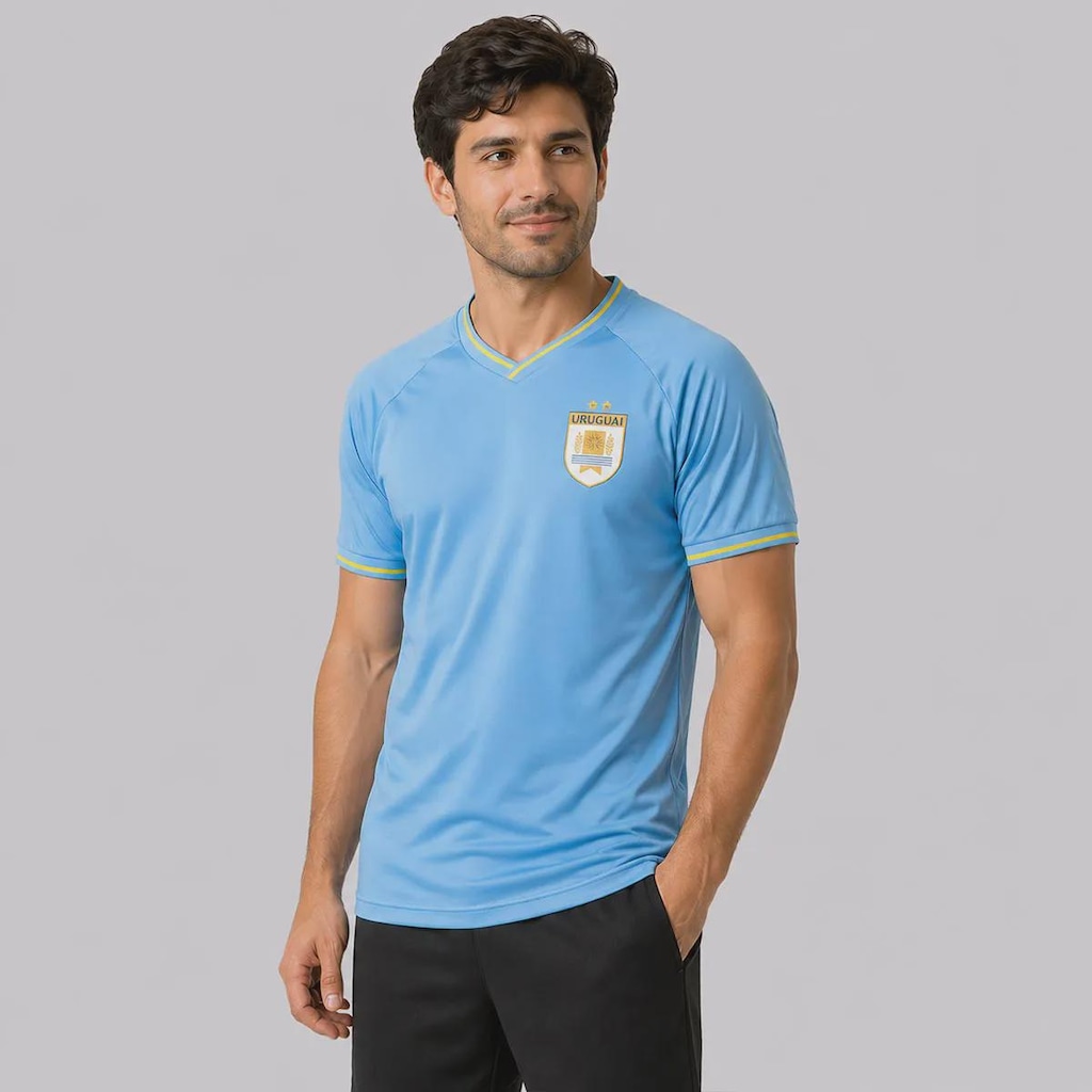 Imagem 2 do produto Camisa Uruguai Celeste Masculina