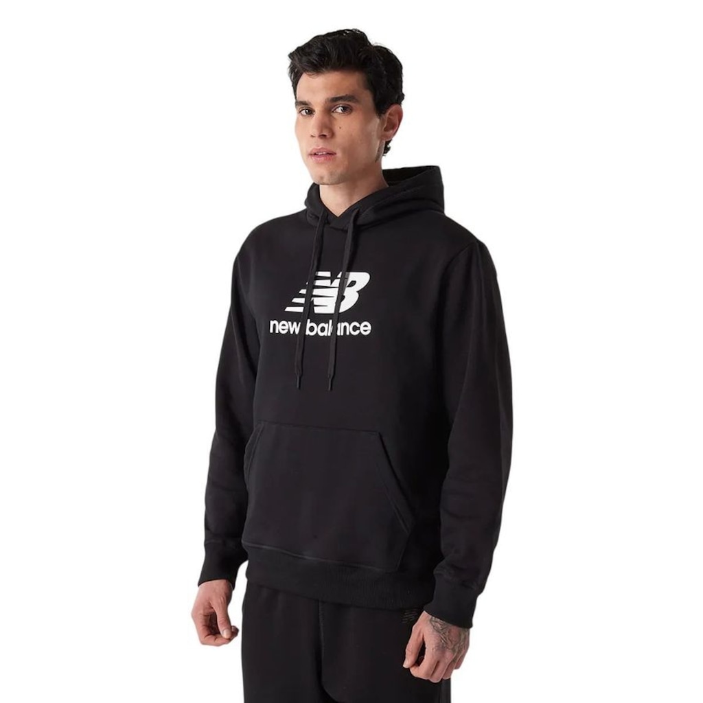 Moletom Masculino New Balance com Capuz Essentials Basic