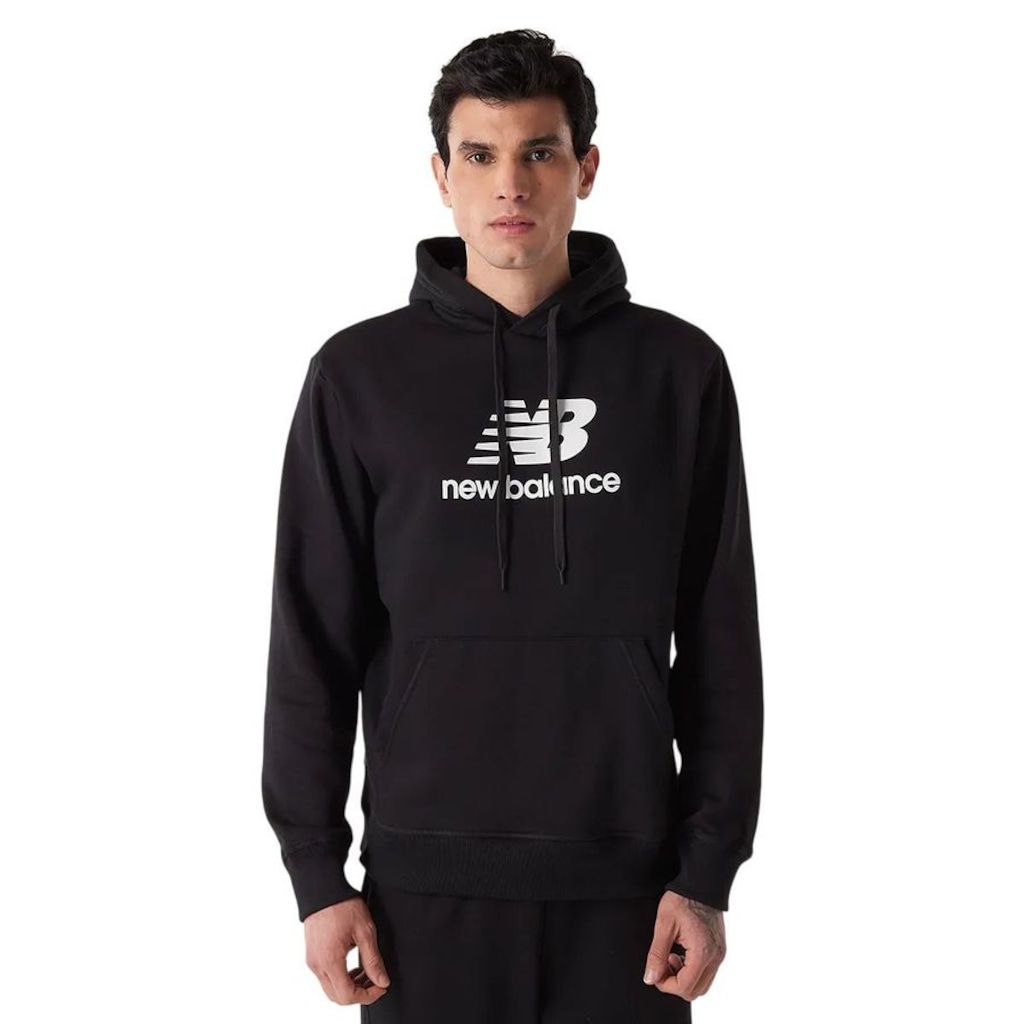 Imagem 2 do produto Moletom Masculino New Balance com Capuz Essentials Basic