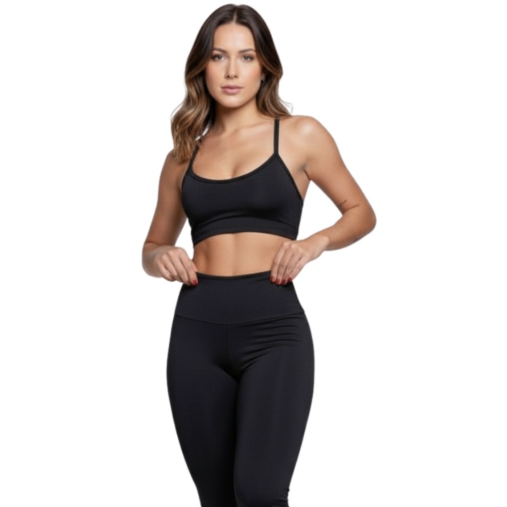 Top Fitness Alça Fina Vekyo Nadador - Feminino