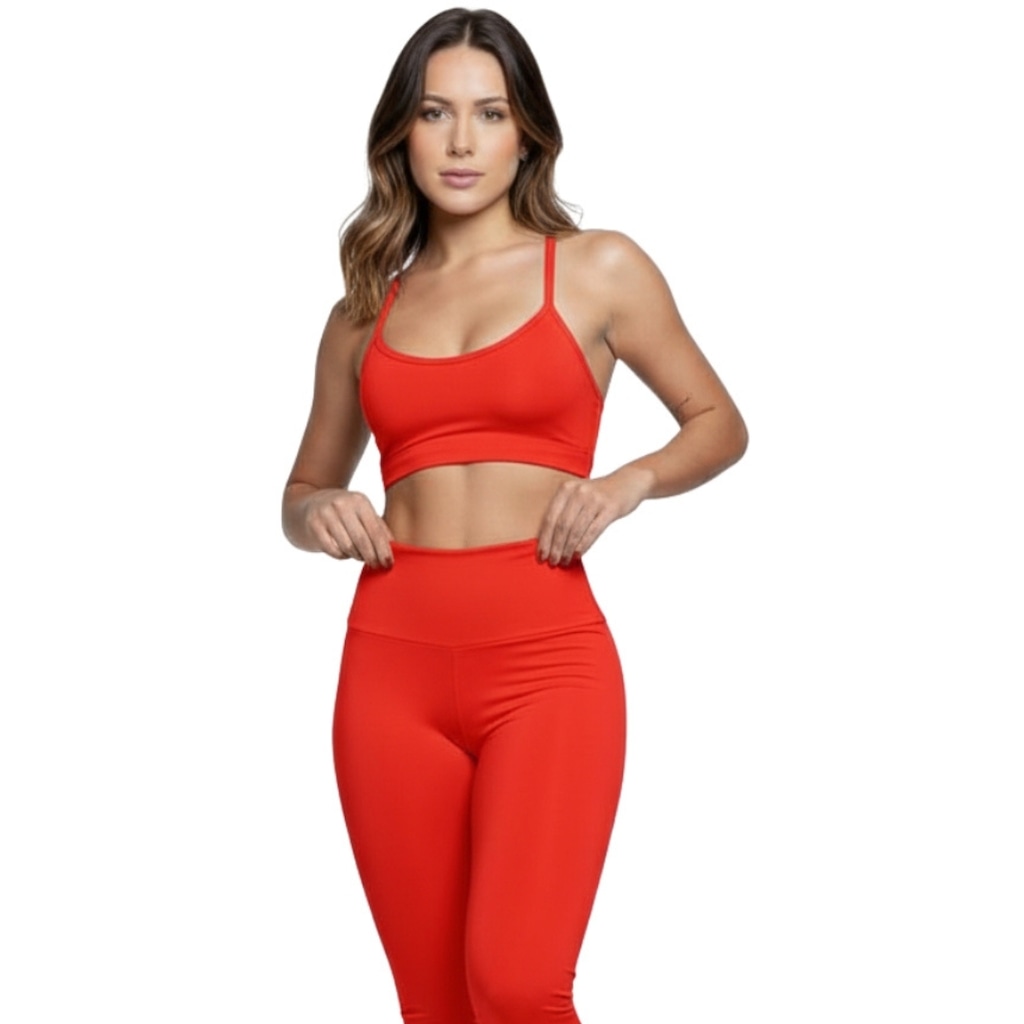 Top Fitness Alça Fina Vekyo Nadador - Feminino